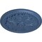 Ekena Millwork Swindon Ceiling Medallion (Fits Canopies up to 2 7/8"), Hand-Painted Americana, 16 7/8"OD x 1 1/2"P CM16SWAMF - alternate 3
